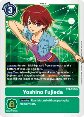 Yoshino Fujieda, Digimon card BT4-095