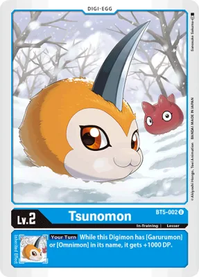 Tsunomon, Digimon card BT5-002