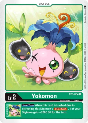 Yokomon, Digimon card BT5-004