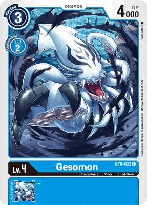 Gesomon, Digimon card BT5-023