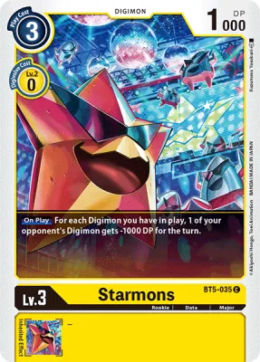 Starmons, Digimon card BT5-035