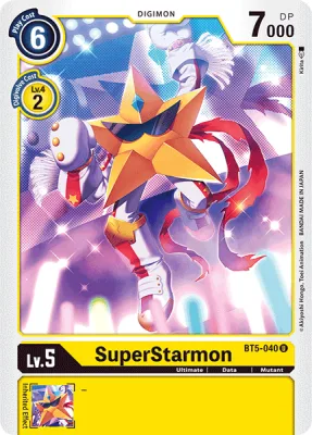 SuperStarmon, Digimon card BT5-040