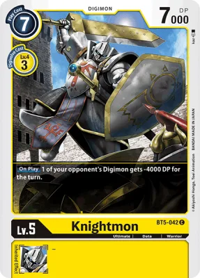 Knightmon, Digimon card BT5-042