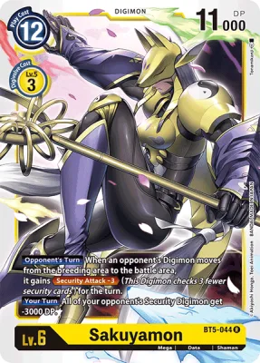 Sakuyamon, Digimon card BT5-044