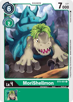 MoriShellmon, Digimon card BT5-051
