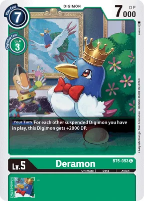 Deramon, Digimon card BT5-053