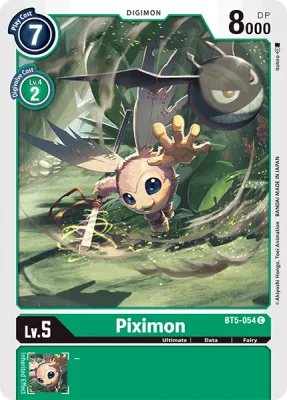 Piximon, Digimon card BT5-054