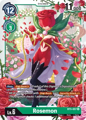 Rosemon, Digimon card BT5-057