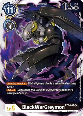 BlackWarGreymon, Digimon card BT5-069