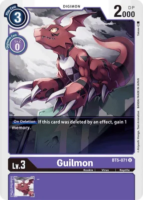 Guilmon, Digimon card BT5-071