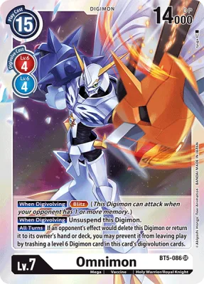 Omnimon, Digimon card BT5-086