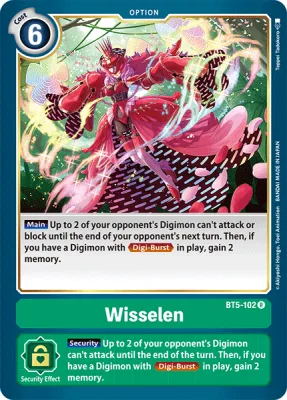 Wisselen, Digimon card BT5-102