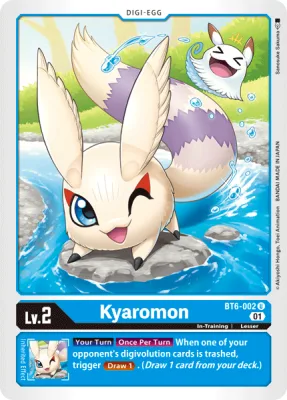 Kyaromon, Digimon card BT6-002