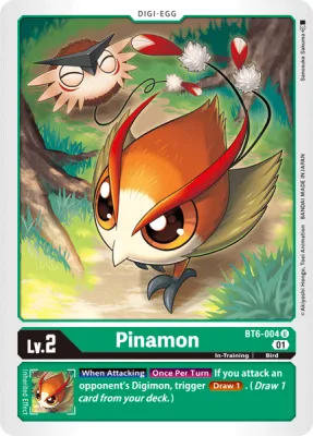 Pinamon, Digimon card BT6-004
