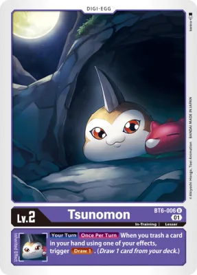 Tsunomon, Digimon card BT6-006