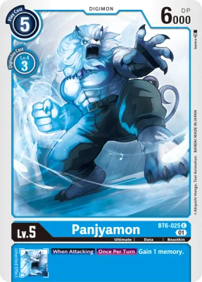 Panjyamon, Digimon card BT6-025