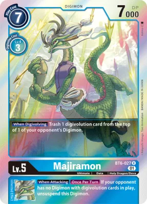 Majiramon, Digimon card BT6-027