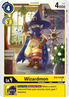 Wizardmon, Digimon card BT6-034
