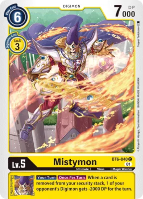 Mistymon, Digimon card BT6-040