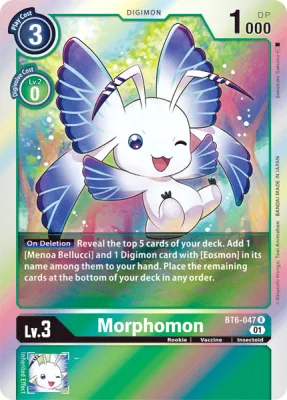 Morphomon, Digimon card BT6-047