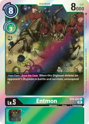 Entmon, Digimon card BT6-052