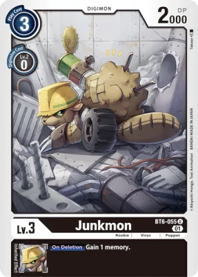 Junkmon, Digimon card BT6-055