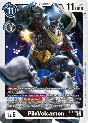 PileVolcamon, Digimon card BT6-066