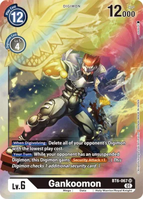 Gankoomon, Digimon card BT6-067