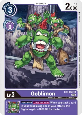Goblimon, Digimon card BT6-069