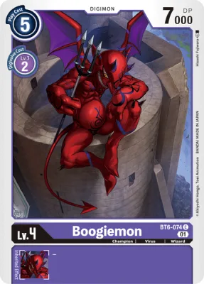 Boogiemon, Digimon card BT6-074