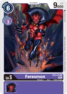 Feresmon, Digimon card BT6-076