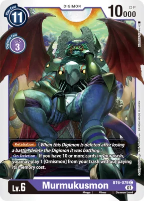 Murmukusmon, Digimon card BT6-079