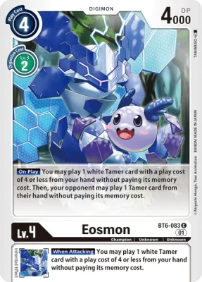 Eosmon, Digimon card BT6-083