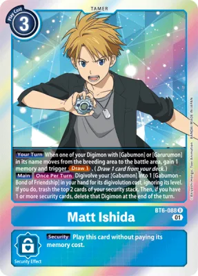 Matt Ishida, Digimon card BT6-088
