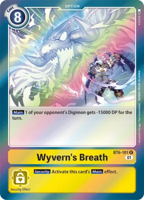 Wyvern's Breath, Digimon card BT6-101