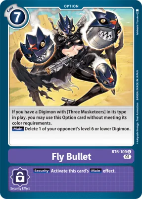 Fly Bullet, Digimon card BT6-109