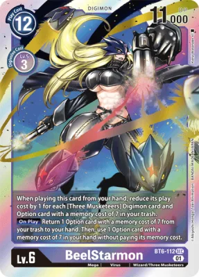 BeelStarmon, Digimon card BT6-112