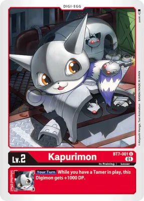 Kapurimon, Digimon card BT7-001