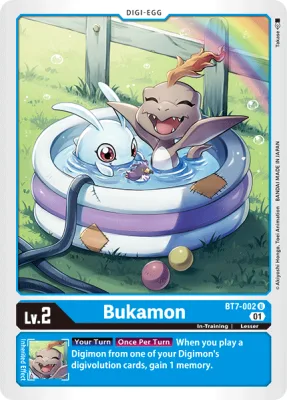 Bukamon, Digimon card BT7-002
