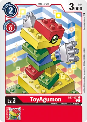 ToyAgumon, Digimon card BT7-007