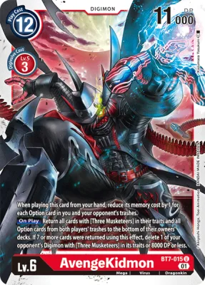 AvengeKidmon, Digimon card BT7-015