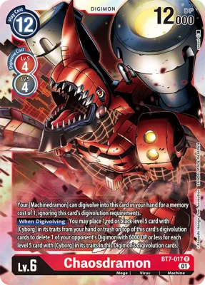 Chaosdramon, Digimon card BT7-017