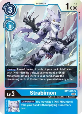 Strabimon, Digimon card BT7-019