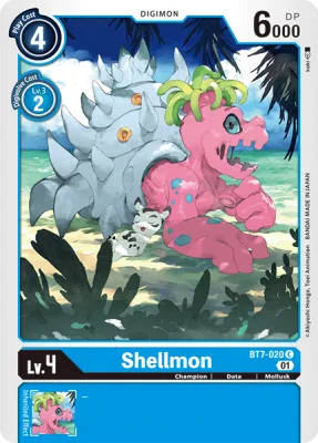 Shellmon, Digimon card BT7-020