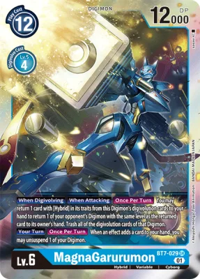 MagnaGarurumon, Digimon card BT7-029