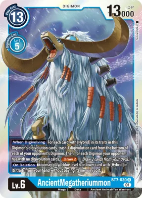 AncientMegatheriummon, Digimon card BT7-030