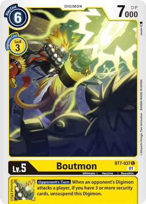 Boutmon, Digimon card BT7-037