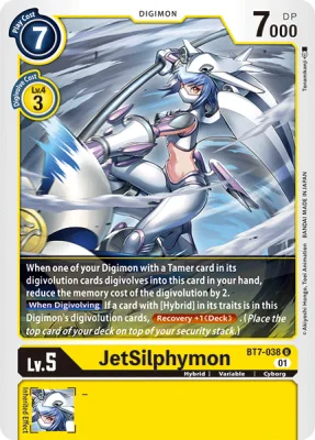 JetSilphymon, Digimon card BT7-038