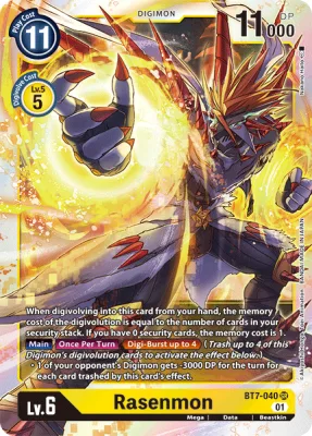 Rasenmon, Digimon card BT7-040