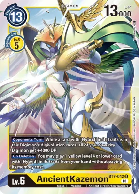 AncientKazemon, Digimon card BT7-042